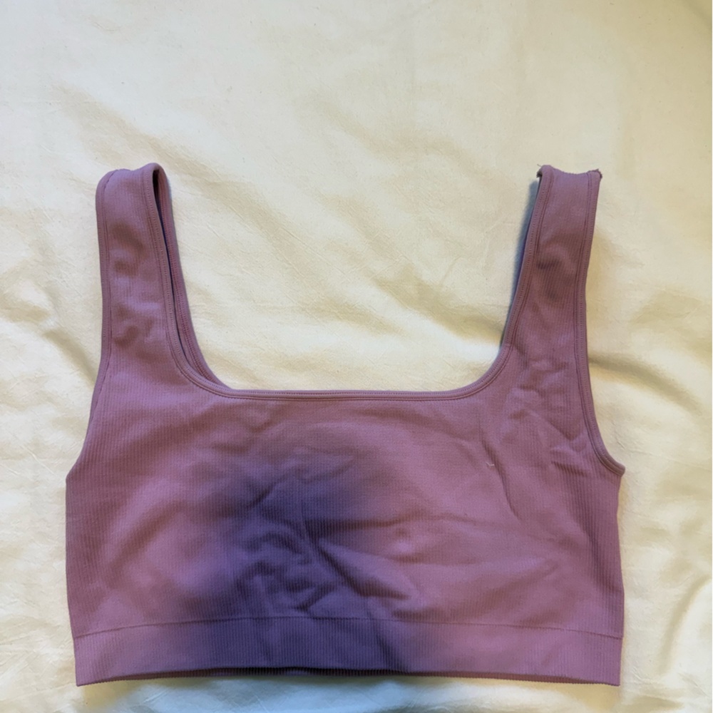 SET Active Mauve Ribbed Bralette